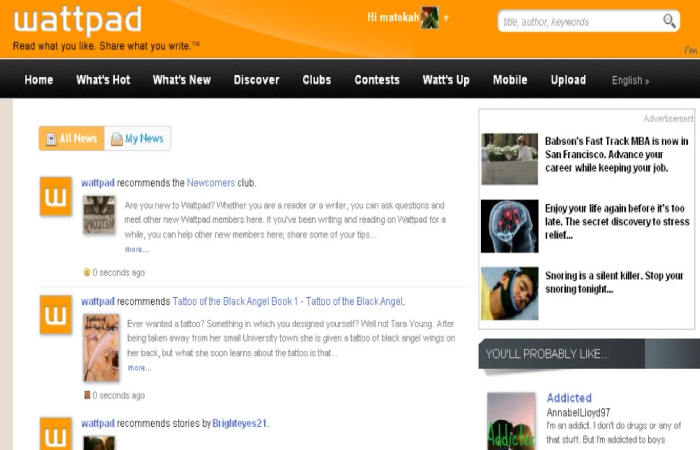 wattpad web