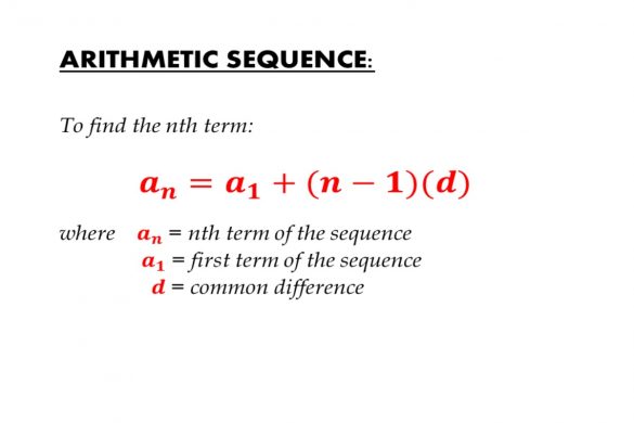 Arithmetic Sequence in Mathematics