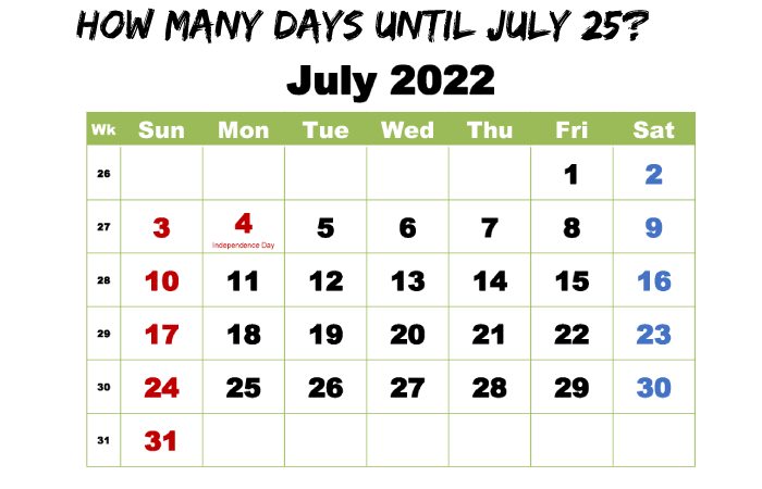  July 25