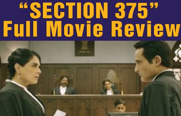 Section 375 full Movie Download mp4moviez And Review