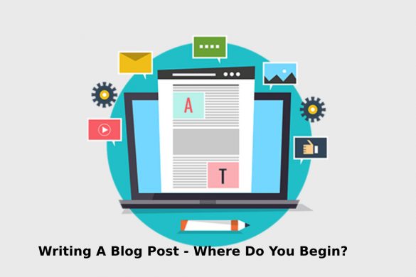 Writing A Blog Post - Where Do You Begin?
