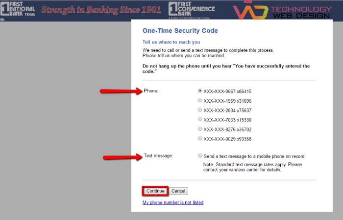 one time security code