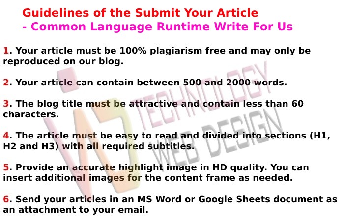 Guidelines of the Submit Your Article