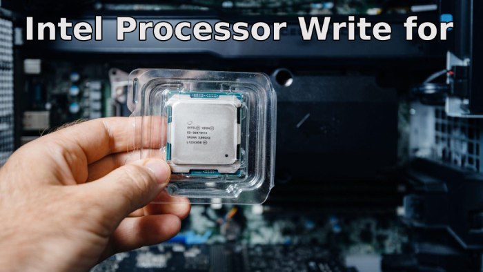 Intel Processor Write for Us
