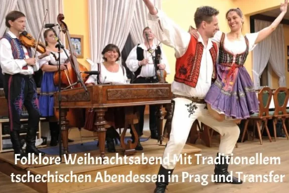 Folklore Weihnachtsabend Mit Traditionellem tschechischen Abendessen in Prag und Transfer