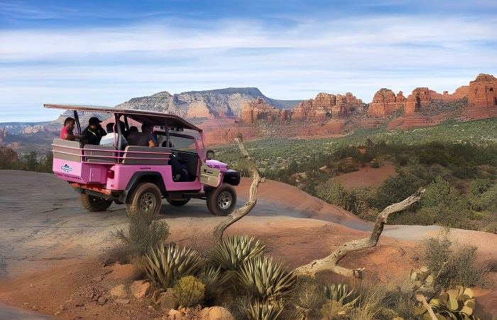 Pink Jeep Tours of the Gatlinburg SkyBridge