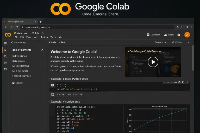 Google Colab Guide 2026 – Features, Benefits, Tutorials & Best Practices