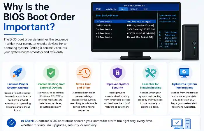 important bios boot order