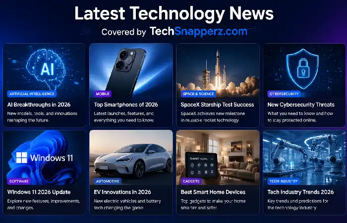 latest technology news of techsnapperz com