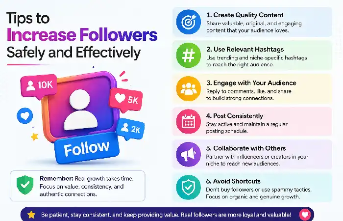 tips to increase followers