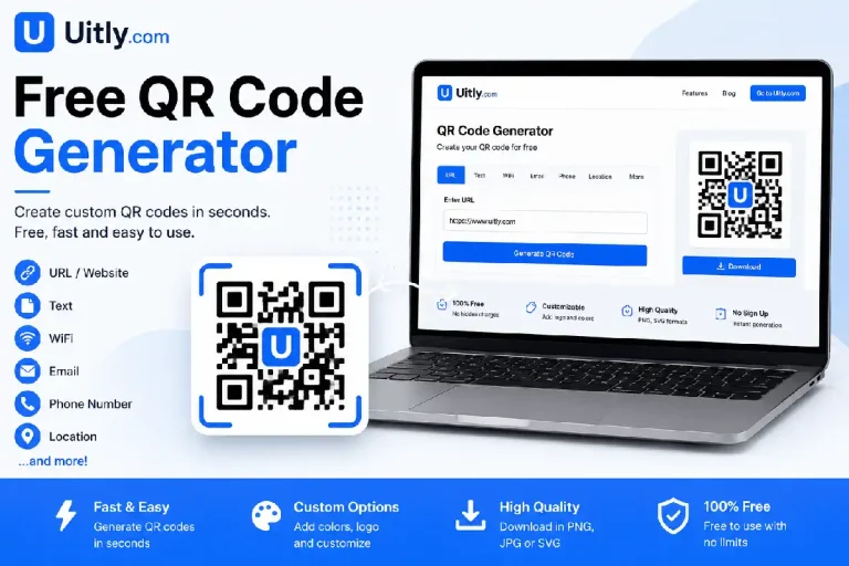 Uitly.com Free QR Code Generator: Create Custom QR Codes Online in Seconds