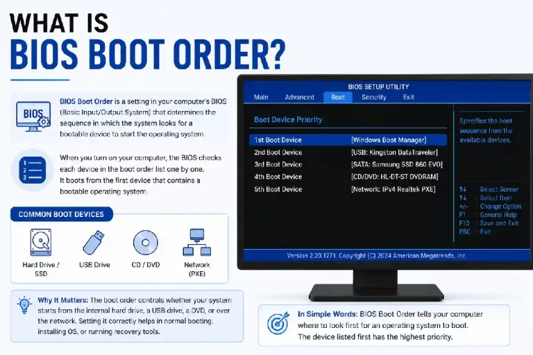 What Is BIOS Boot Order? A Complete Guide to Changing Boot Device Priority
